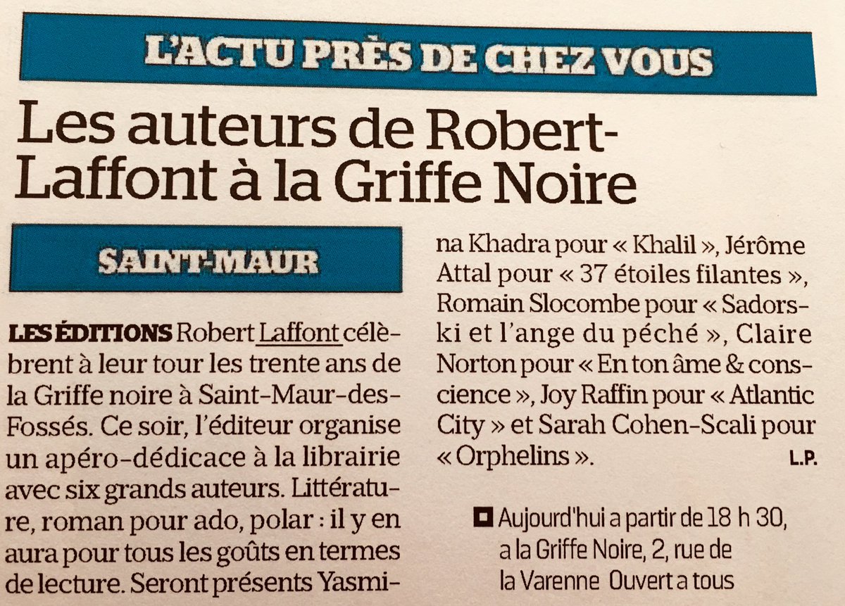 cbabulle's tweet photo. C’est ce soir #30ans ! ⁦@robert_laffont⁩ fête ⁦@lesdeblogueurs⁩ avec ⁦@jeromeattal⁩ , Romain Slocombe, ⁦@JoyRaffin⁩ , Sarah Cohen Scali et Claire Norton ! 🎉🎂🎈🎁📚📚⭐️ https://t.co/BsnX68mp3P