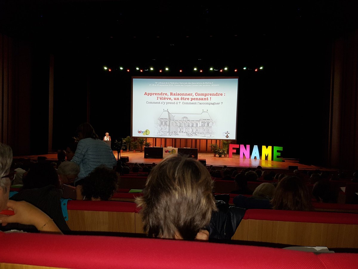 SABLOC's tweet photo. En direct du #colloqueFNAME à Rennes... https://t.co/XJ8Dn4HJzC