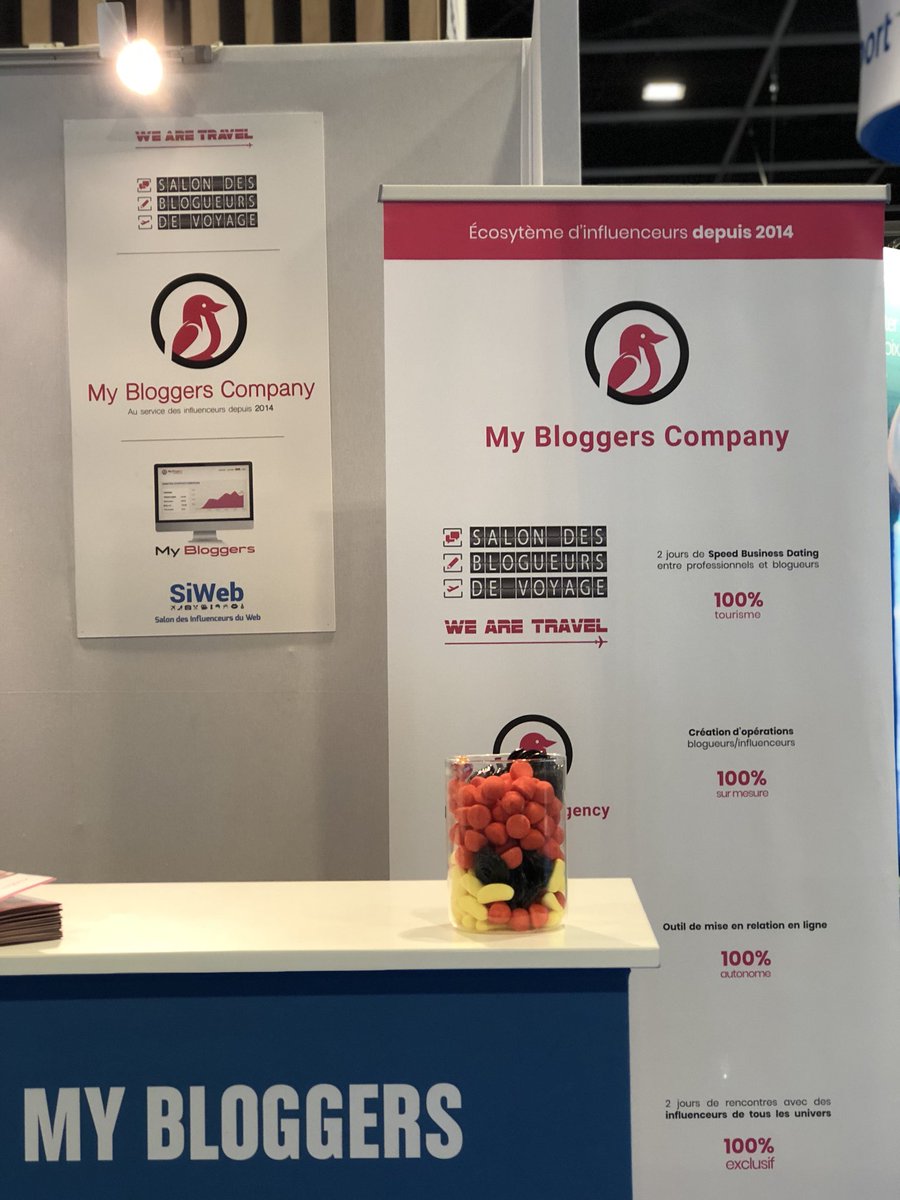 salonblogueurs's tweet image. C’est parti pour la 3ème journée à l’#IFTM2018 ! En forme et toujours à fond sur l’espace start up pour parler du 6eme salon de blogueurs #WAT19 et d’autres projets.
Et il reste encore des Fraises Tagada 🤩