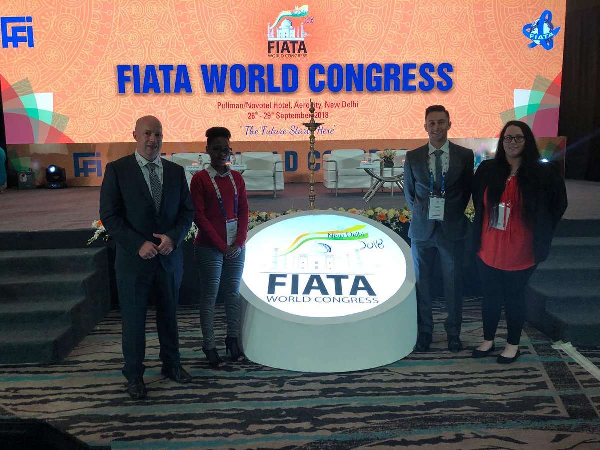 HFSGlobal's tweet photo. It was an eventful Day 3 at #FIATA18 for our director Louis Perrin - after presenting at the European Regional Meeting, he picked up the award for European Young Freight Forwarder of the Year award 🏆 https://t.co/NXthv99lDG