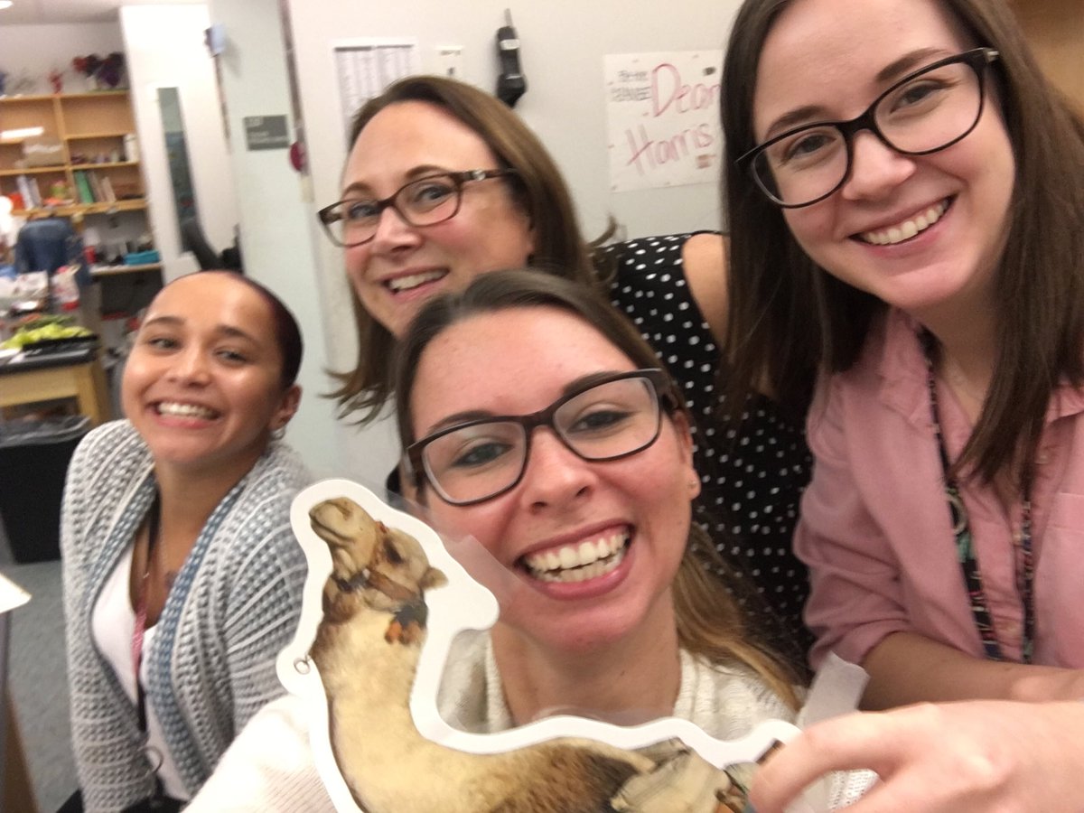 LHill_MPMS's tweet photo. Claudius the Camel decided to pay a visit to the 8th grade LA team. #spongeMPMS #MPmiddle https://t.co/9TWA1wulBg