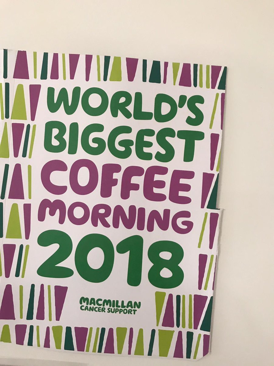 RuthTuffin1's tweet photo. Ready for Worlds Biggest Coffee Morning 2018 here @EdenhouseUK The team have been up late busy Baking, All for a fantastic cause 🍰 #macmillancanversupport Dawn Wilde https://t.co/784soBECwf