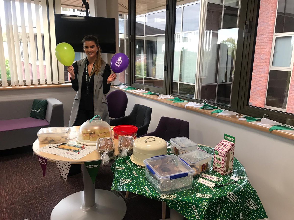 RuthTuffin1's tweet photo. Ready for Worlds Biggest Coffee Morning 2018 here @EdenhouseUK The team have been up late busy Baking, All for a fantastic cause 🍰 #macmillancanversupport Dawn Wilde https://t.co/784soBECwf