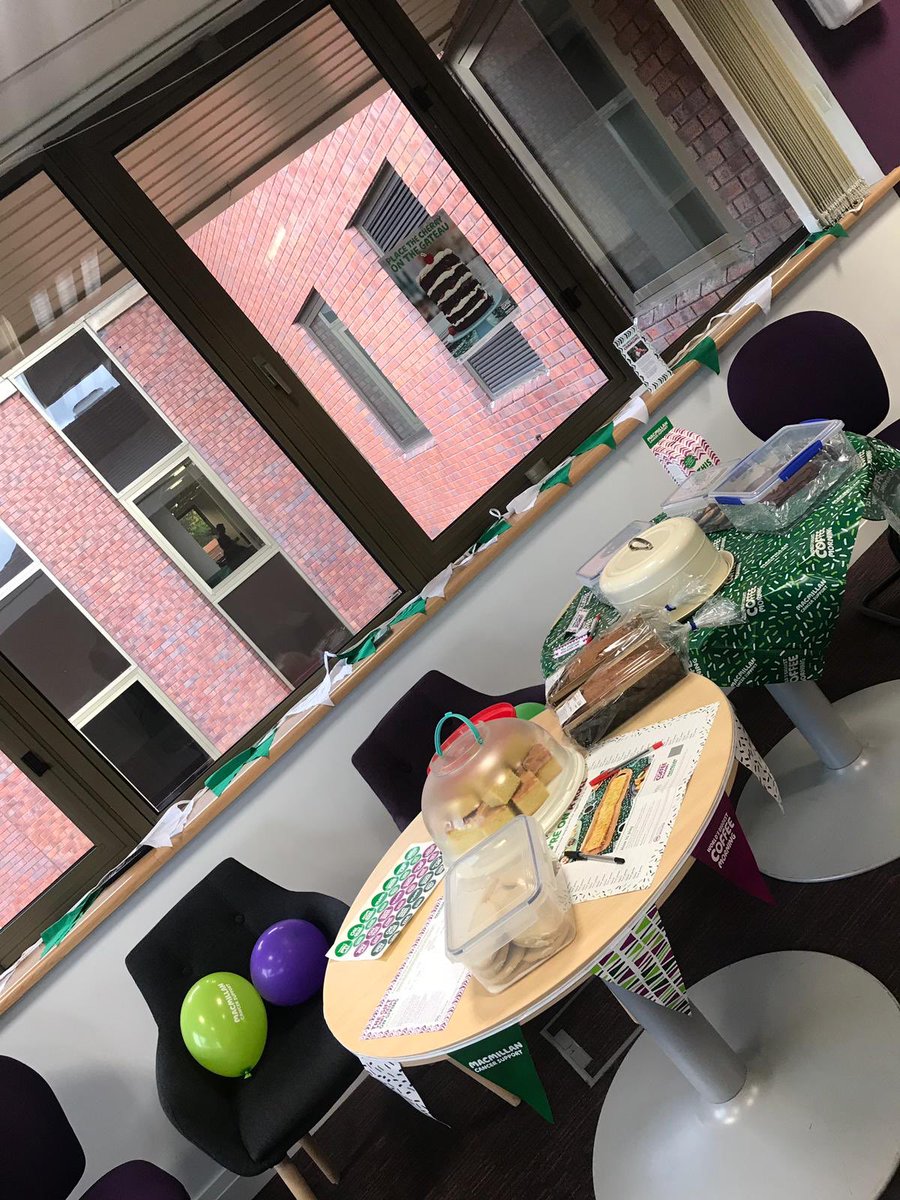 RuthTuffin1's tweet photo. Ready for Worlds Biggest Coffee Morning 2018 here @EdenhouseUK The team have been up late busy Baking, All for a fantastic cause 🍰 #macmillancanversupport Dawn Wilde https://t.co/784soBECwf