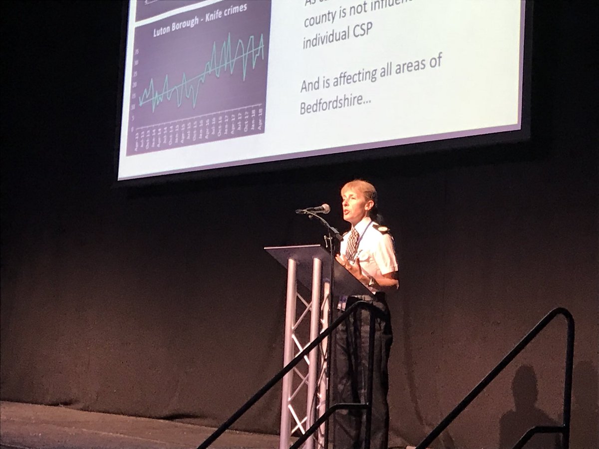 bedspolice's tweet image. Our Assistant Chief Constable @ACCBedsPolice is opening #bedsyouthworkshop talking about how the exploitation of young people is linked to gangs, drug dealing and knife crime
