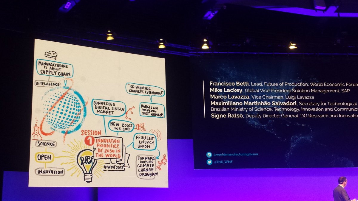 The Factories of the Future PPP and Innovation Priorities at #WMF2018 : a great match <a href="/EFFRA_Live/">EFFRA</a>