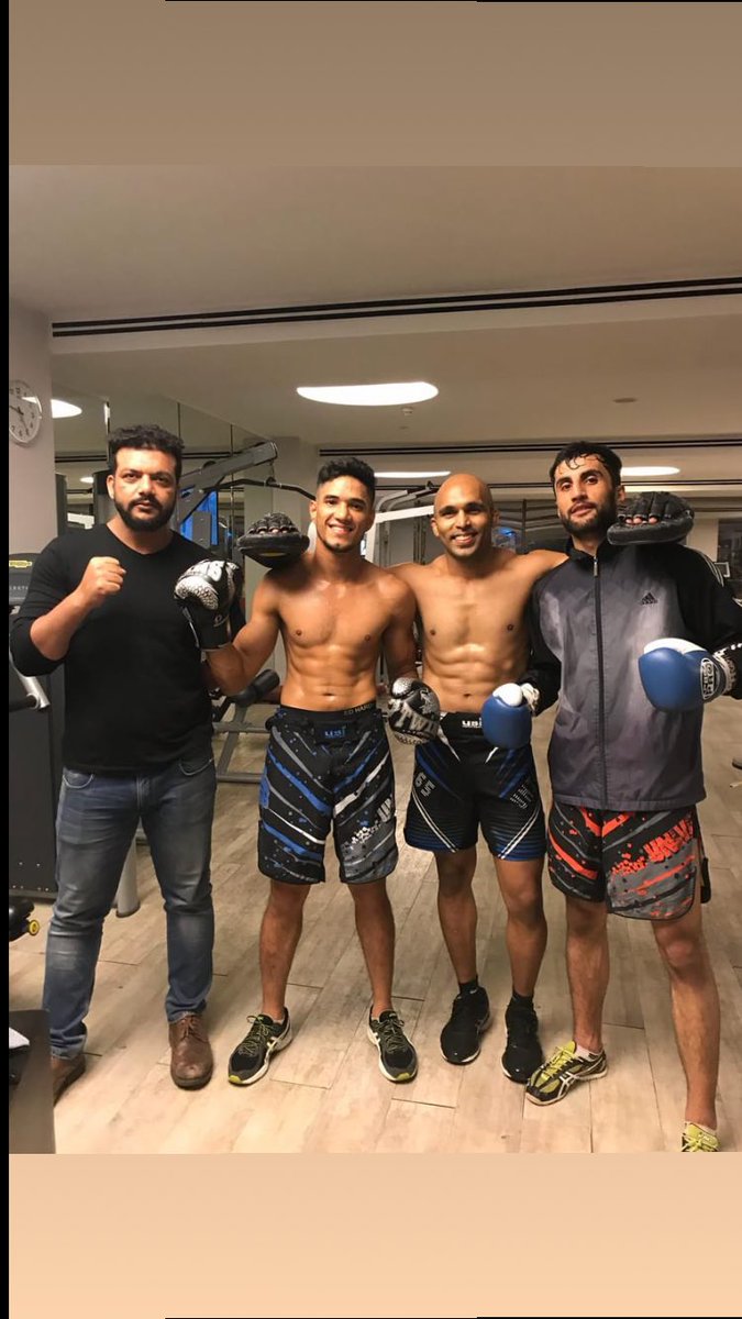 farhadMMA's tweet photo. Some best padwork with my brother @cutman_muneer for @kumite1league main event looking sharp after training in @PhuketTopTeam
#teamIndia #teamPTT #teamXforce #teamIJJ #teamcutman #teamrelentless #lightning #IndianMMA #Phuket #Thailand #mmaindia #phukettopteam #mma #MikeTyson https://t.co/uBueKEfQRV