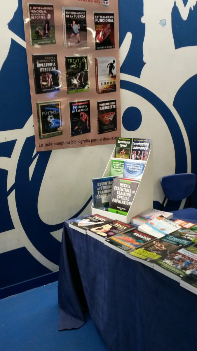 edicionestutor's tweet photo. Últimas novedades de Ediciones Tutor en la #nsca2018 @Nsca2018 También encontrareis un selección de libros de la #nsca en inglés enviados a Madrid para el evento. https://t.co/yrt5GQCFq0 https://t.co/yN0zsGHxb8