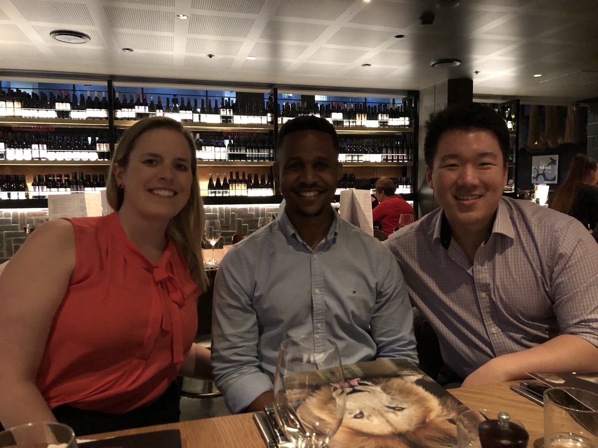 Farewell dinner — she is awesome!!