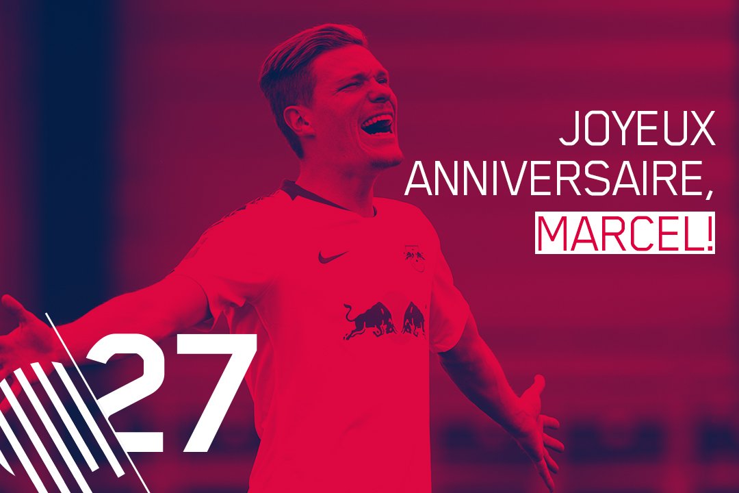 RBLeipzig_Fr's tweet photo. Une victoire nette et sans bavure contre Stuttgart - un cadeau avant l'heure ! Joyeux 27e anniversaire, #Halste 🎉🎉🎉 #DieRotenBullen #MH23 #MarcelHalstenberg https://t.co/J2ofuH88Mr