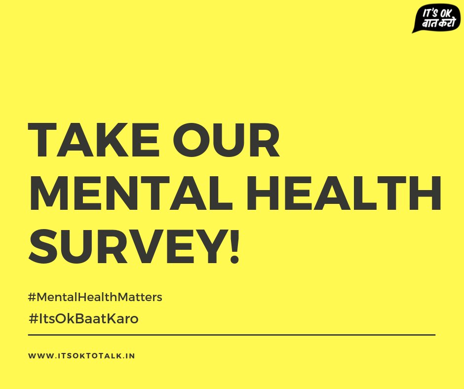 itsoktotalk_in's tweet photo. We are trying to understand young people’s awareness of mental health to build better and stronger work! 
Our #MentalHealthMatters, let's all do this! #Itsokbaatkaro
https://t.co/v21lVg0eeO https://t.co/UGlihmlAFE