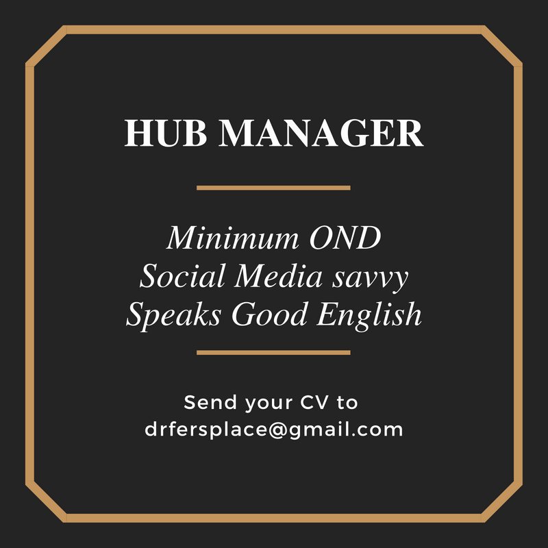 FerukeCo's tweet photo. Please tag someone that might be interested. No set deadline yet!  Thank you. .
.
#ibadanbusiness #ibadan #ibadanmarket #ibadanentrepreneurs #ibadancity #ibadanonlinestore #ibadanstore #ibadanbased #vacancy #jobvacancy https://t.co/IuqtGbJwTW