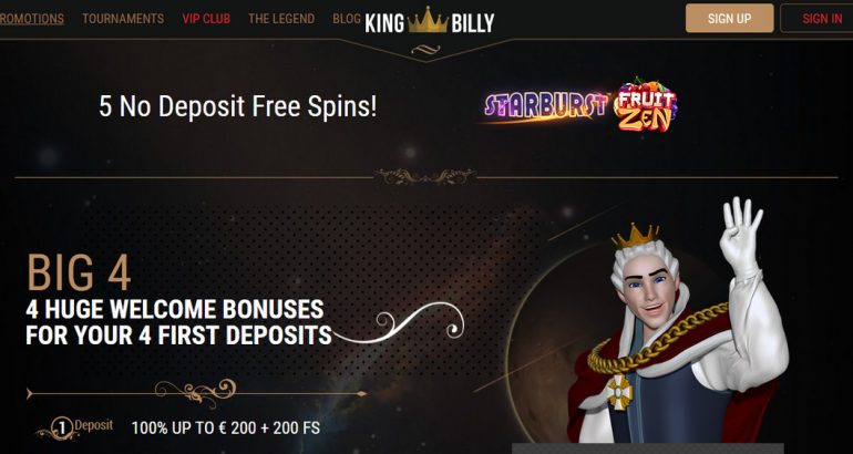 KingBilly Casino offers exclusive 21 free spins no deposit! Register account today and receive amazing welcome bonus bit.ly/2IivdKt
