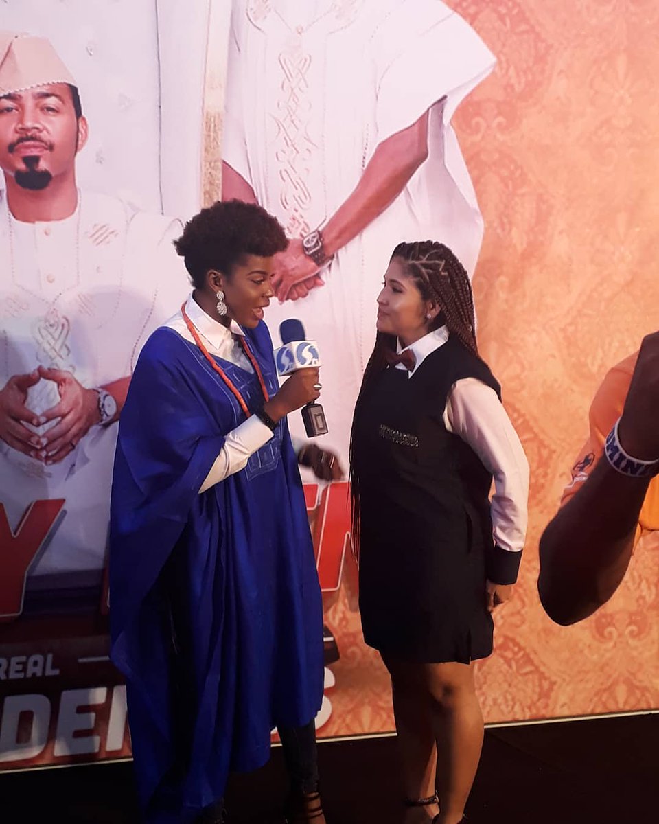 @mariceljammal being interviewed by @silverbirdtvabj on the red carpet 
MERRY MEN MOVIE PREMIERE 
#merrymen
#merrymenpremiere #merrymentherealyorubademons #merrymenmovie #yorubademons #sweetboysassociation #agbadachallenge #agbada #abuja #abujacity #abuja2018