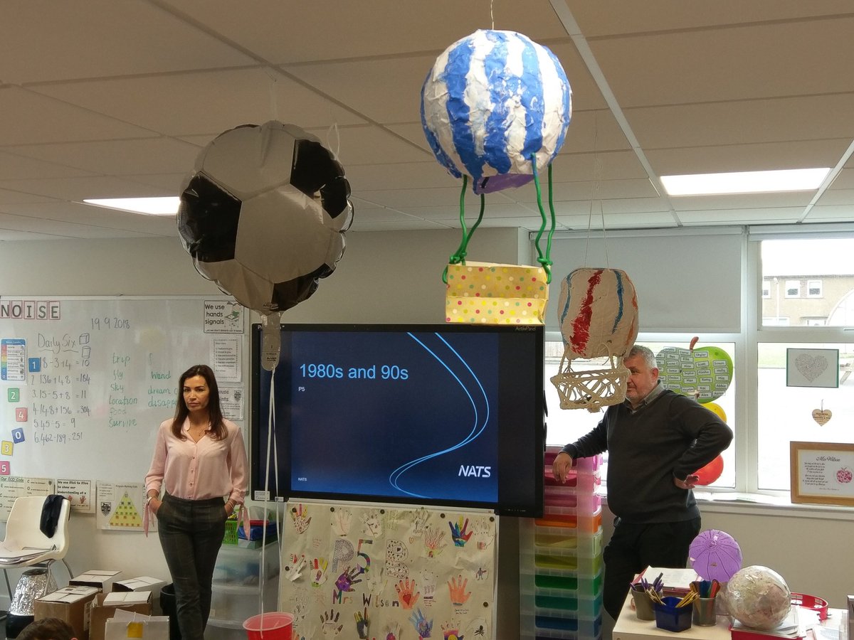 DYWAyrshire's tweet photo. Highlights from last week's @NATS History of Flight lesson. Liam and Lyn were explaining how each problem has a solution, and how GPS works and the future of aeronautical navigation using just a box and a piece of string! Today's is the last one, so really looking forward to it! https://t.co/N9Pkadxln1