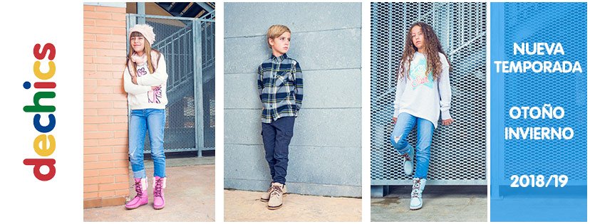 Dechics's tweet photo. ESTRENAMOS NUEVA TEMPORADA ‼️ 
Otoño 🍁 - Inverno ❄️ 2018/19

Visita nuestra web y descubre los nuevos modelos que 🔺 dechics 🔺 ha preparado para los más jóvenes de la casa.

Entra ya >> https://t.co/NZQL2b0tqG

#dechics #zapatosinfantiles #zapatos #botas #otoño #invierno https://t.co/3G3sV42o8D