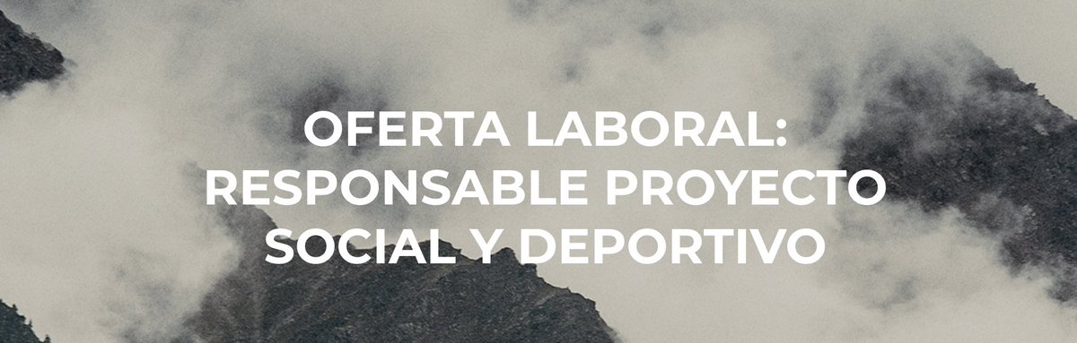 lymbus's tweet photo. Buscamos un/a responsable para proyecto social y deportivo! Toda la info en: https://t.co/K7Jd7iSCAH Gracias por compartir! :) https://t.co/YcOxiFp7zJ
