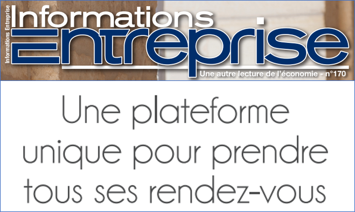 TonRDV's tweet photo. Le magazine Informations-Entreprise nous a consacré un bel article : "Jusque-là, 2 options pour ceux qui voulait prendre RDV ... Et s’il lui fallait ensuite réserver une séance de yoga? Même punition. Mais ça c’était avant TonRDV : une plateforme pour ... https://t.co/fCqHHuYzBB https://t.co/olmZtIT43M
