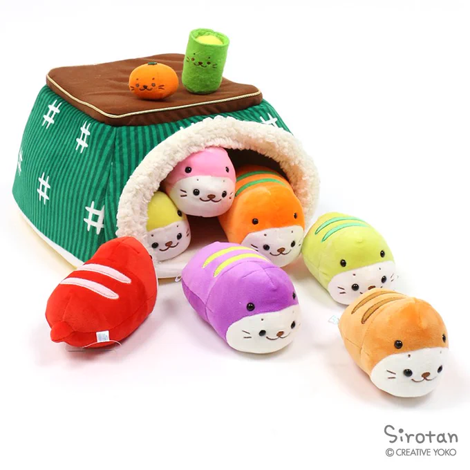 【しろたん用コタツ登場!】
しろたんだってコタツ大好き! 
https://t.co/kI0tXjPObM

一度入ったら抜け出せないポカポカの魅力がしろたんを待ちうけています♪
#コタツ にはお茶?とミカン?も外せません!(※)
ポジぐるみでゴロ寝がお勧めです♪

※取り外しは可能です
#しろたん #sirotan #こたつ 
