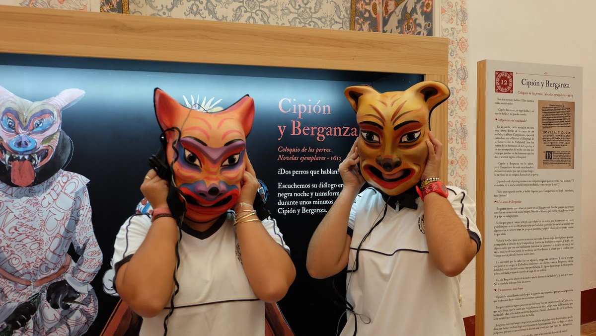 ACEcultura's tweet photo. Los alumnos del colegio de @NtraSraVictoria de #Antequera han estado esta semana en la #exposición '16 personajes que maravillan y... Miguel de #Cervantes'. 😊¡Gracias por la visita!    https://t.co/BllWchFmNr https://t.co/ReVQJwFXxH