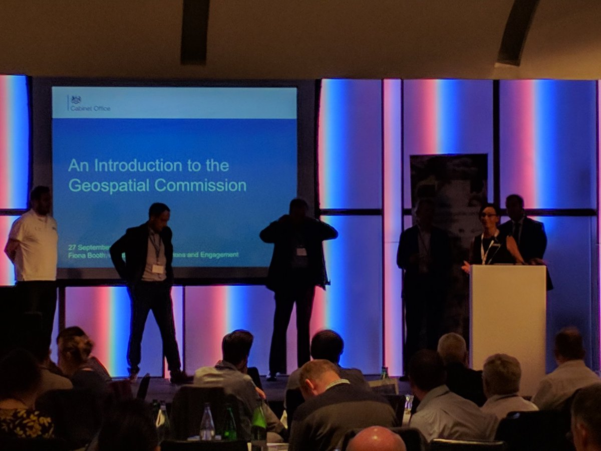tothermike's tweet photo. @Lou_Watts01 introducing @astuntech at the OS PSMA about the Geospatial Commission #PSMA2018 https://t.co/T6prqHPncy