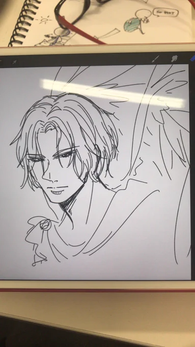 angel Ike men sketch uwu 
