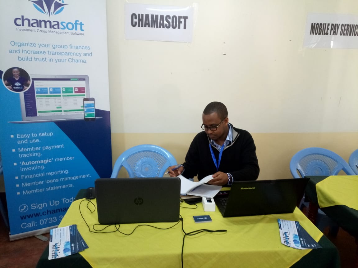chamasoft's tweet photo. #ChamasoftApp team presenting in a campaign to enlighten and automate the local groups in Kisii County. https://t.co/J6tfvJhiw4