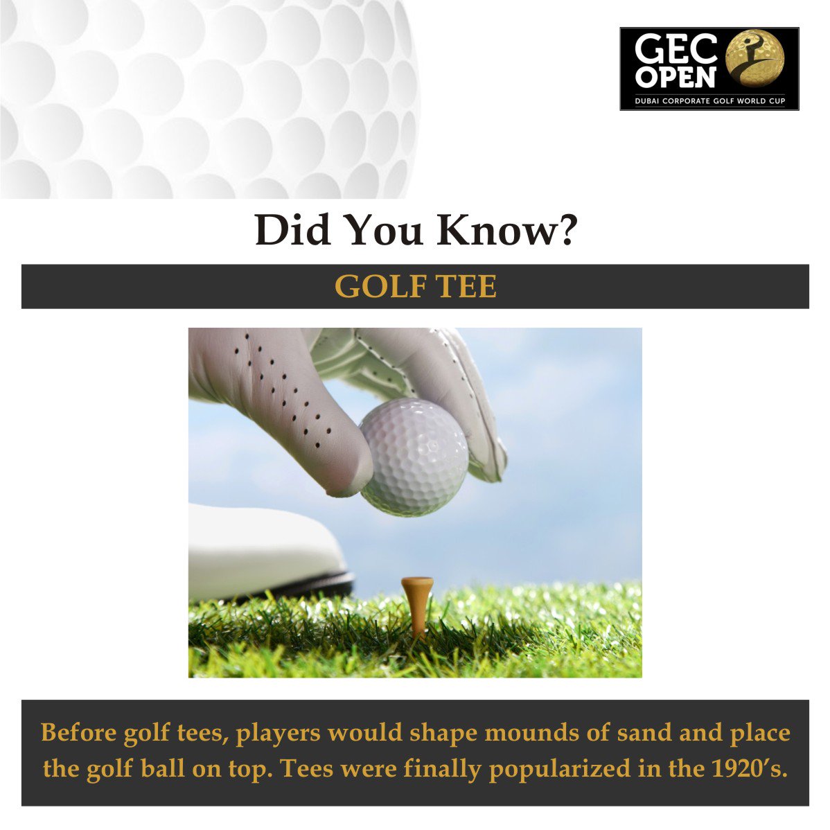 gecopenindia's tweet photo. The Golf Tee
.
.
.
.
.#DidYouKnow #GECOpen #GECOpen2018 #Golf #India #Golfers #Golftee https://t.co/FVuM2NxUZZ