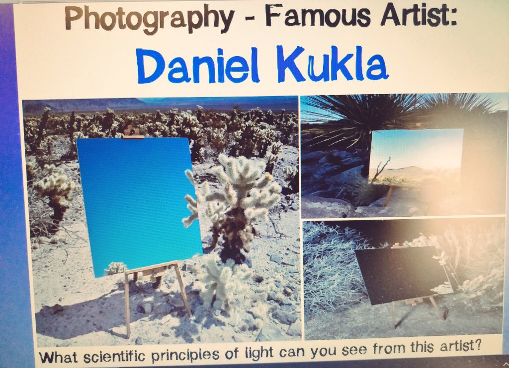 JeikaAustin's tweet photo. Getting a #taste of #howtoexpressourselves by #exploring #art #skills to demonstrate stds #knowledge of #scientificprinciples of #light
Students got #inspired by #famous #artists and used #camera on #ipads to #crop and #filter pictures using #ruleofthirds #photography #ibpyp https://t.co/ReY0N8giZD