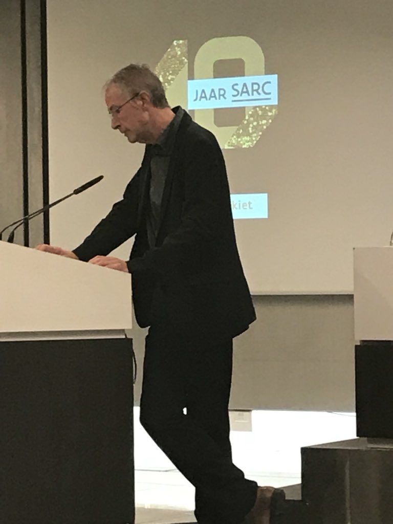 SARC_CJSM's tweet photo. Jan Hautekiet geeft de aftrap #SARC10jaar https://t.co/iLB2C0kvOx