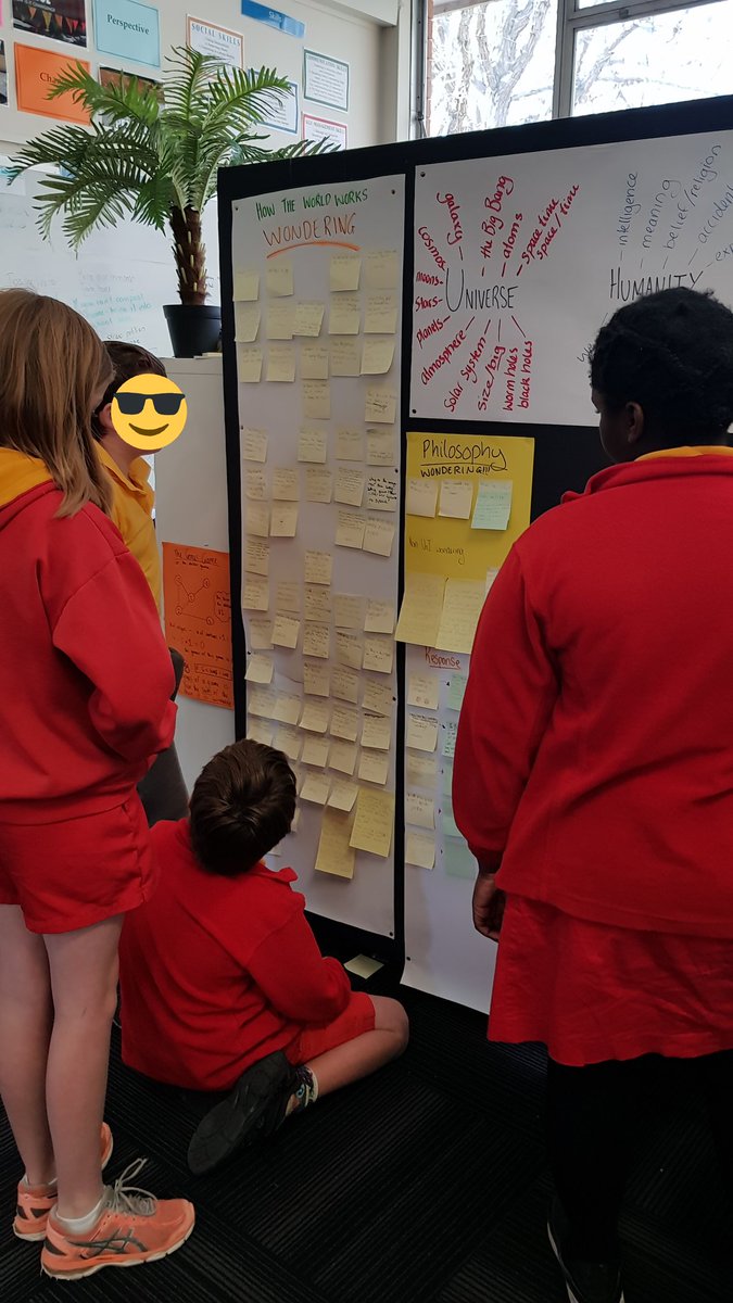 BurkeyPYP's tweet photo. #PYPclassroom #ibpyp #HowtheWorldWorks They won't stop! They keep asking questions! Every one of these post-its is a rich and relevant question &amp; we are only two days into out new UoI. Now begins the epic task of weaving them together to direct the learning. https://t.co/Bbb1lAnwqo