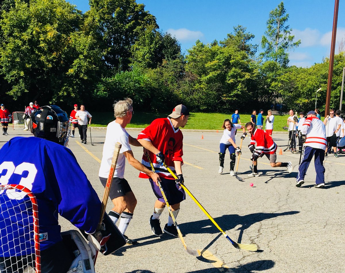 AlbertTawnia's tweet photo. Movin’ n groovin’ on a gorgeous sunny day @HC2_SC2 #GCWCC Charity Ball Hockey #IGive @PSGives_SPDonne https://t.co/mzJ5qmeQIl