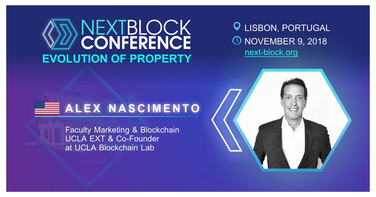 KryptonEvents's tweet photo. A brand-new speaker on board!

Meet @7AlexNascimento who lectures on Blockchain Business Applications in addition to his role of Managing Director of 7CC Blockchain Investments, a company focused on fostering the Blockchain industry. 

Find much more at https://t.co/ewH1tiAPop! https://t.co/iwhSyqYuaJ