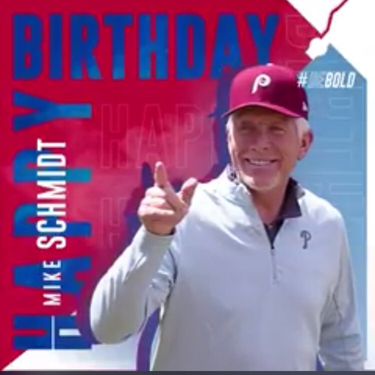 Happy Birthday to the G.O.A.T, Mike Schmidt!     