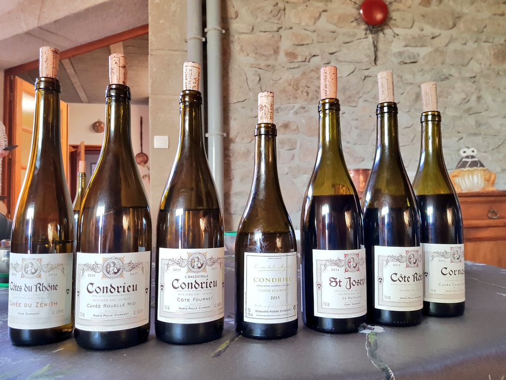 L_3_TB's tweet photo. Visite du domaine de Mr et Mme Dumazet à Limony : 83 ans et 65 années d'expériences de vendanges pour des formidables Condrieu et un Cornas extraordinaire notamment son millésime 2012. En sus, un accueil chaleureux et un rapport prix plaisir clairement au rendez-vous. https://t.co/exBoomFj1n