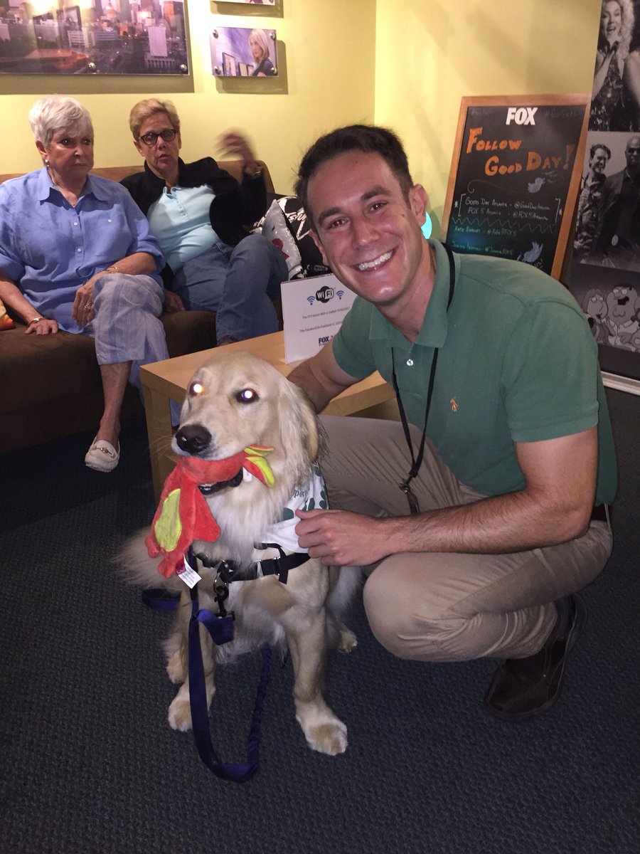 Justin_FOX5's tweet photo. Day. Made. Loved seeing very good dog @Fox5Max, who we miss dearly but is living his best life as a @CanineAssistant! https://t.co/Vu76M7oWEe