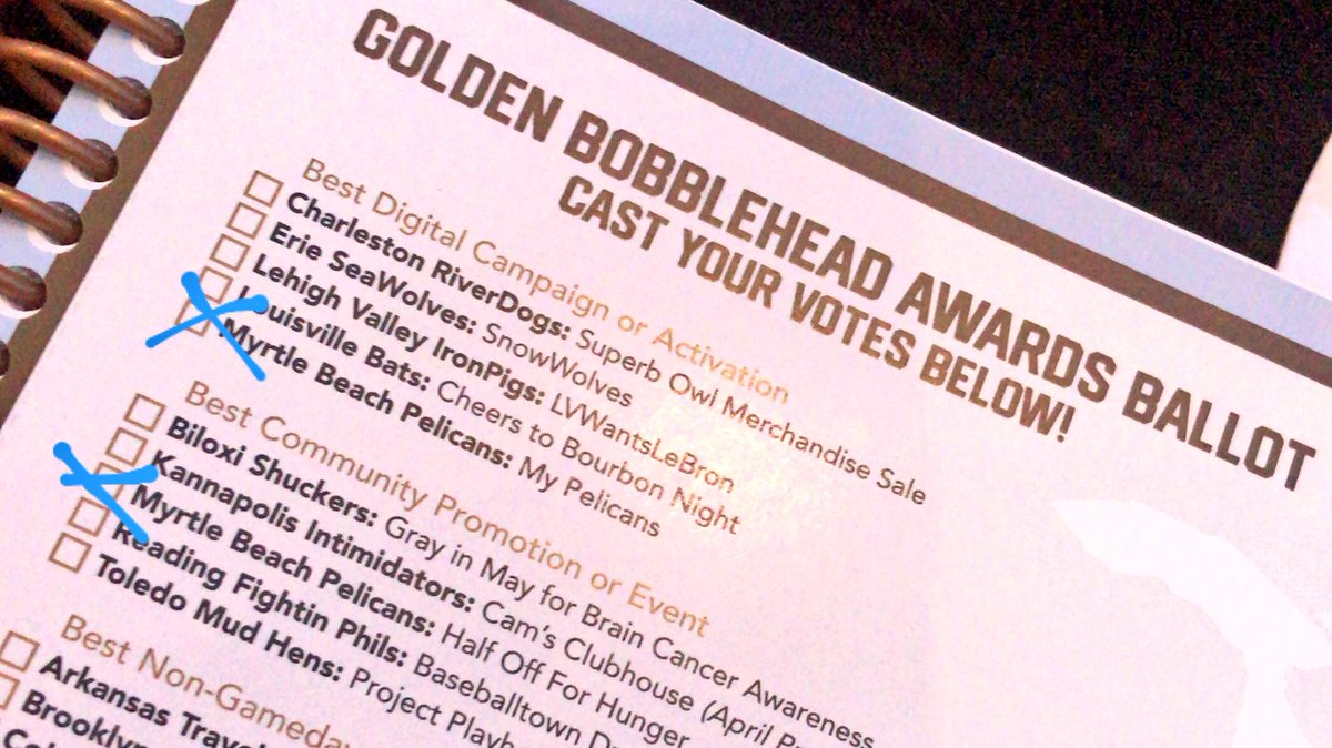 Pelicanbaseball's tweet image. Hey #MiLBPS... here’s an example of how you can fill out your ballot.