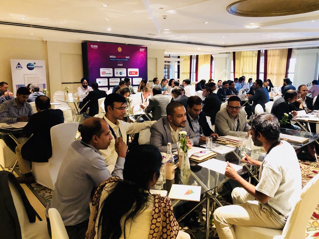 nemo_ujjain's tweet photo. The most important part of the day #Startup #SpeedDating #NIPPKonnect. 20 corporates met 22 Startups one on one #IndiaFintechDay2018 @NASSCOMStartUps @NasscomEvents https://t.co/RZYabTfND9