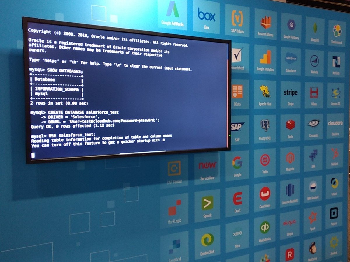 jeRodimusPrime's tweet image. Is that a #MySQL interface for @salesforce? Thanks to CData #CloudHub it is! If you're at #MSIgnite come by Booth #1140 to learn more. cdata.com/cloud