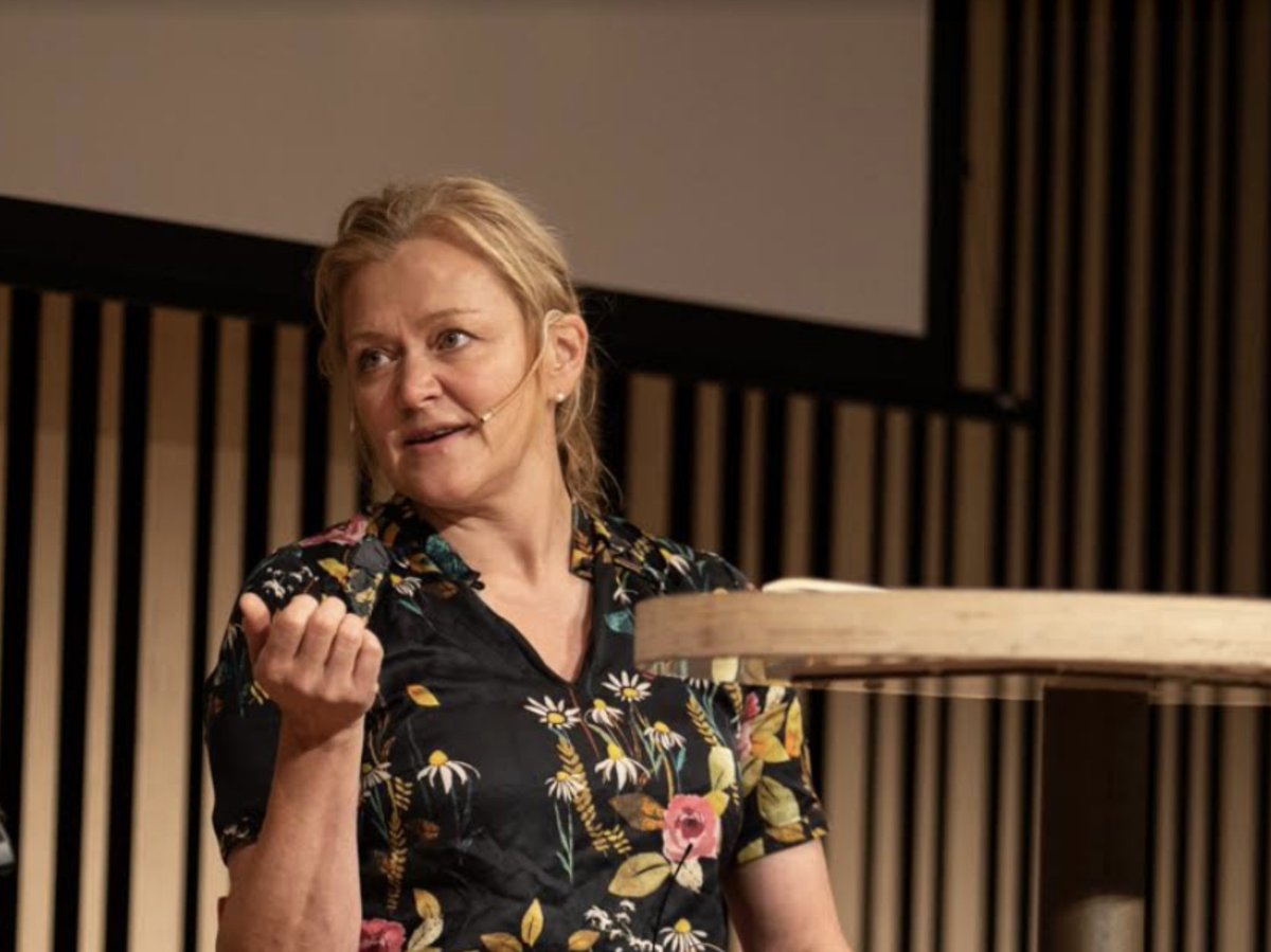 BCulinaryWP's tweet photo. Today at the @bculinary #finalistbcwp Heidi Bjerkan (@credoheidi) spoke about her work at Vippa, a social accelerator which provides training and work opportunities for refugees and immigrants. #bcwp18 #bcc https://t.co/7D22LaSq6t