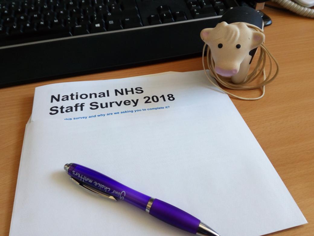 LambLovesGin's tweet photo. Filled out to help bring about positive change so the stress cow can retire. #learnfromfeedback #culturechange @QAHospitalNews https://t.co/Rd00Owmmm0