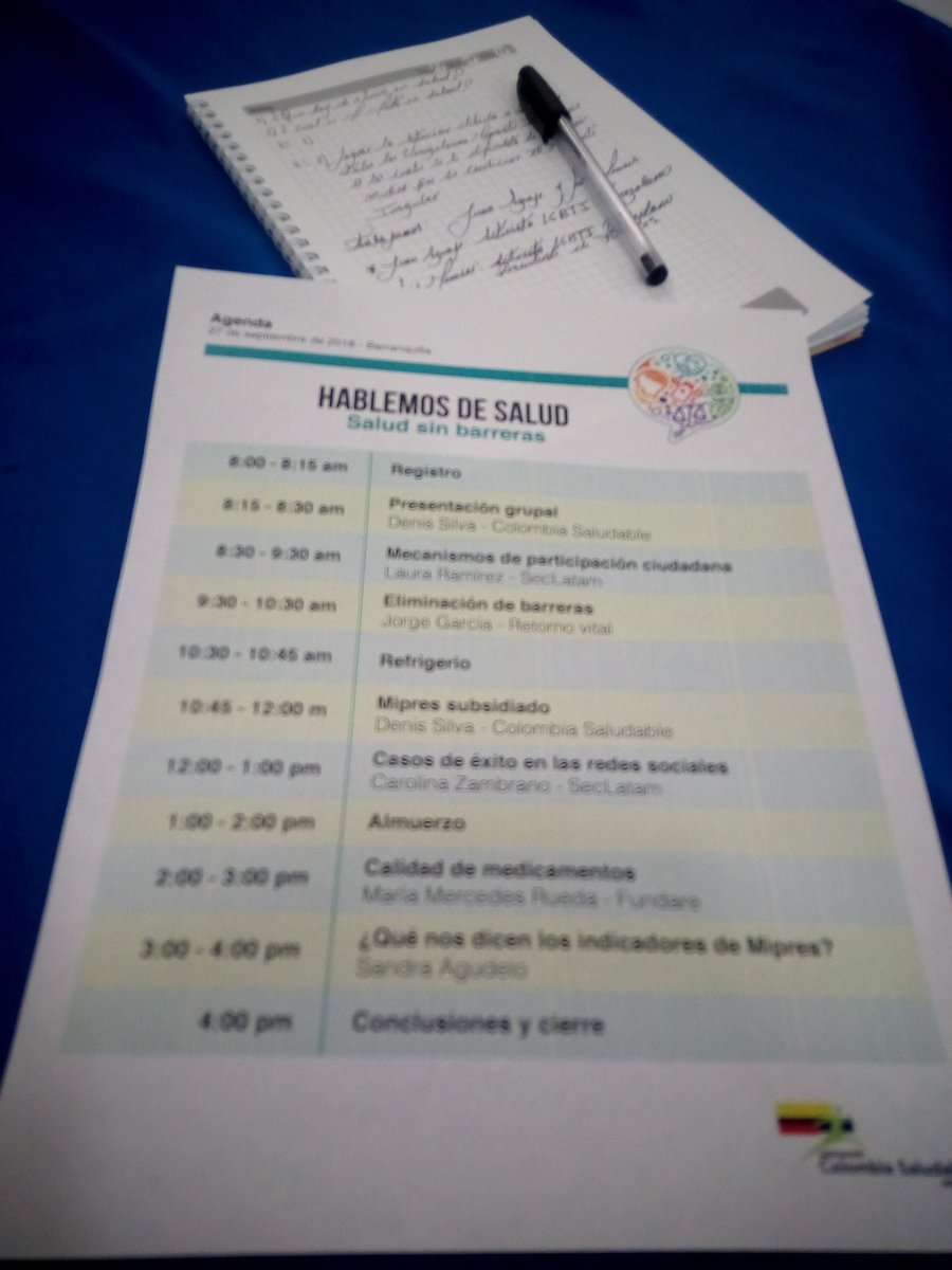 FuvadisDDHH's tweet photo. Conferencia Hablemos de Salud 

"Salud Sin Barreras"

Barranquilla #Colombia https://t.co/UX3o6ZL5pZ