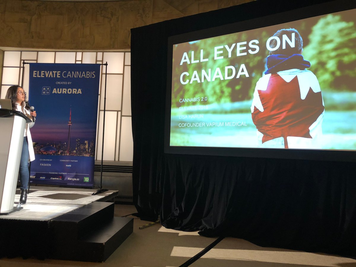 getcorl's tweet photo. 🇨🇦 All eyes on Canada, indeed. 🇨🇦 Thank you for sharing your insights @missharun! @VapiumMedical #ElevateTechFest @ElevateTechFest https://t.co/DnKti30Dng