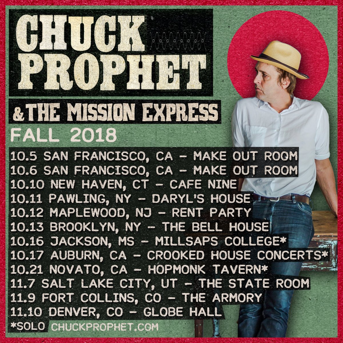 #HSB Alert. 2 nights at the MakeOut. THE SHOW STARTS EARLY. PLAN ACCORDINGLY. Advance tickets from our site.