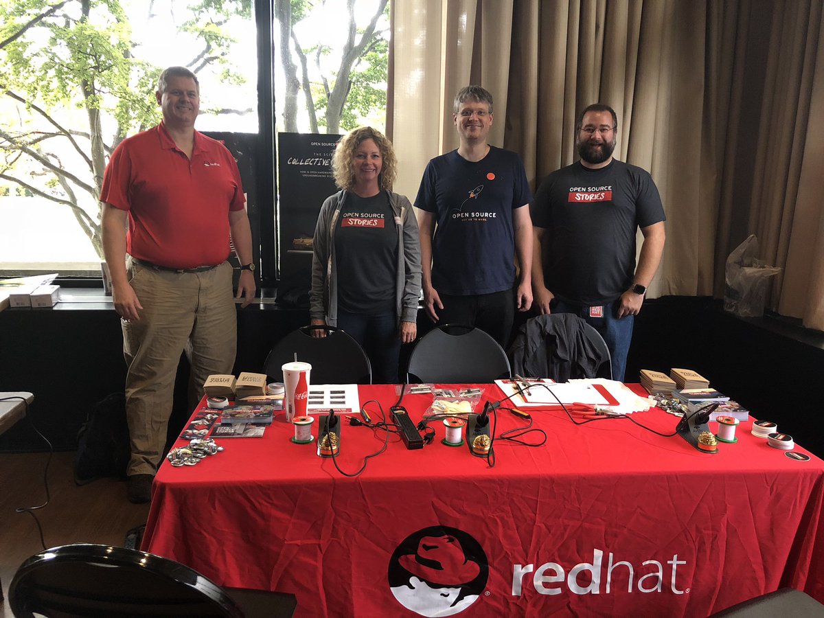 TinWhiskerzBlog's tweet photo. @oshwassociation Summit 2018 @MIT @RedHatLabs @RedHatEvents @RedHat @opensourceway @lulzbot3D @adafruit Build some #blinky with us and share some open source stories https://t.co/vht9hw08e0