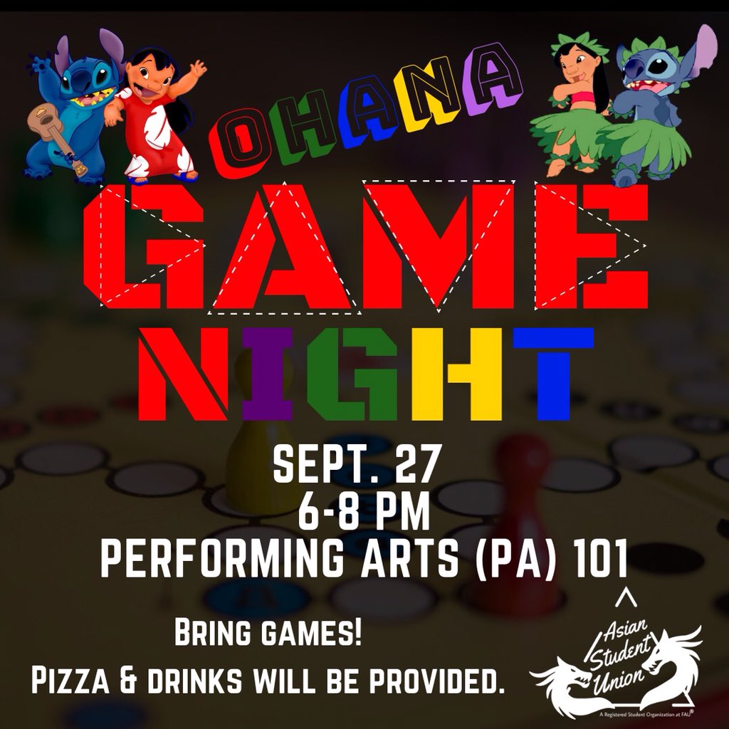 It almost cuff szn, and I’m already tired of these games!!! BUT NEVER OF OHANA GAME NIGHT☺️
Feel free to bring games and let us know by filling out this google form: 
docs.google.com/spreadsheets/d…