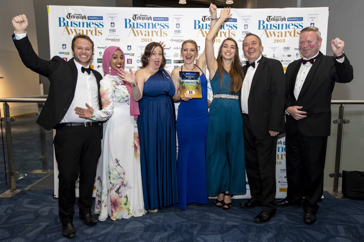 AIBGB's tweet photo. Congrats from Allied Irish Bank (GB) to @coventry2021, NfP award winner at #CTBA2018 hosted by @live_coventry. We’re proud to have sponsored this inspiring award. https://t.co/CirWqwKCP2