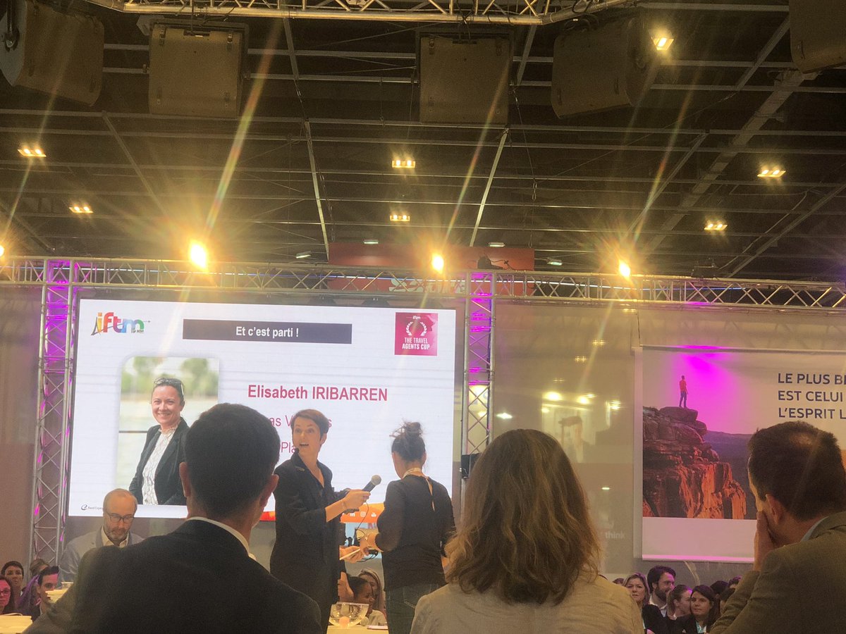 Elisabeth, notre Travel Planner de Perpignan en passe de devenir meilleur agent de voyages de France #IFTM2018 #travelagentcup