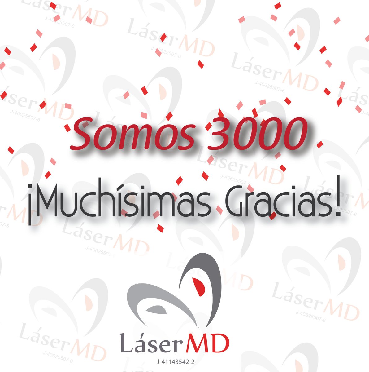 lasermdvzla's tweet photo. SOMOS 3000!
.
.
Muchísimas gracias por formar parte de nuestro día a día, por ser un impulso para nuestro trabajo. Seguiremos trayéndole y formandolos con lo mejor.
_
#LaserMD
#EquiposMedicos
#Estetica #Ginecologia #capacitacion
#adiestramiento #talleres #venezuela https://t.co/S6X5Y5x10V