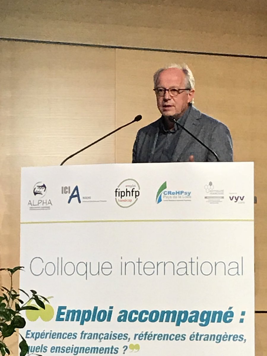 AMLemessager's tweet photo. Emploi accompagné : colloque international,  @fiphfp, @mfam 4953 et Alpha - conclusions avec Didier Charlanne, directeur de l’autonomie Vyv Care @Groupe_VYV :  questions éthiques, coordination lieu de vie, d’emploi et du soins. Et Bernard Pachoud : promouvoir la liberté. https://t.co/vIHoRb6qb4